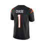Men's Ja'Marr Chase Black Cincinnati Bengals Vapor Untouchable Limited Jersey