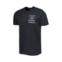 Men's Black Las Vegas Raiders Open Field Franklin T-shirt