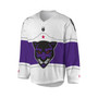 Men's White and Purple Panther City Lacrosse Club Replica Jersey