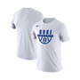 Men's White Duke Blue Devils Basketball Drop Legend Performance T-shirt