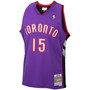 Men's Vince Carter Purple Toronto Raptors 1999-2000 Hardwood Classics Swingman Jersey