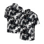 Men's Black Carolina Panthers Sport Harbor Island Hibiscus Camp Button-Down Shirt