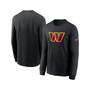 Men's Black Washington Commanders Primary Logo Long Sleeve T-shirt