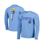 Men's Sky Blue New York City FC Jersey Hook AEROREADY Long Sleeve T-shirt