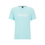 Men's Cotton Relaxed-Fit Contrast Logo T-shirt