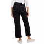 Juniors' High Rise Wide-Leg Cargo Jeans