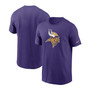 Men's Purple Minnesota Vikings Primary Logo T-shirt