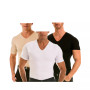 Insta Slim Men's 3 Pack Compression Short Sleeve V-Neck T-Shirts