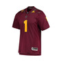 Men's 1 Maroon Arizona State Sun Devils Team Premier Football Jersey