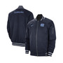 Men's Navy North Carolina Tar Heels Full-Zip Bomber Jacket