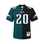 Men's Brian Dawkins Midnight Green and Black Philadelphia Eagles 2004 Split Legacy Replica Jersey