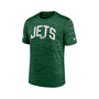 Men's Green New York Jets Sideline Velocity Athletic Stack Performance T-shirt