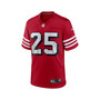 Men's Elijah Mitchell Scarlet San Francisco 49ers Alternate Team Game Jersey