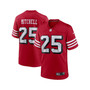 Men's Elijah Mitchell Scarlet San Francisco 49ers Alternate Team Game Jersey