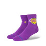 Men's Los Angeles Lakers Logo Quarter Socks