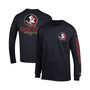 Men's Black Florida State Seminoles Team Stack Long Sleeve T-shirt