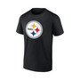 Men's Branded Kenny Pickett Black Pittsburgh Steelers Player Icon Name and Number T-shirt