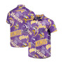 Men's Purple Minnesota Vikings Thematic Button-Up Shirt