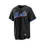 Men's Francisco Lindor Black New York Mets 2022 Alternate Replica Player Jersey