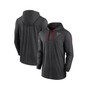 Men's Black Atlanta Falcons Sideline Pop Performance Pullover Long Sleeve Hoodie T-shirt