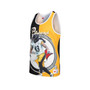 Men's Troy Polamalu Black, Gold Pittsburgh Steelers Retired Player Graphic Tank Top