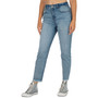 Juniors' Frayed-Cuff Curvy-Fit Mom Jeans