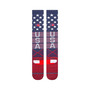 Men's Navy MLB Bars USA Over the Calf Socks