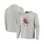 Men's Heathered Gray Minnesota Vikings Sport Lei Pass Long Sleeve T-shirt