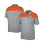 Men's Heathered Gray and Texas Orange Texas Longhorns Birdie Polo Shirt