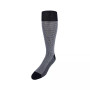 Doyle Houndstooth Design Mercerized Cotton Mid-Calf Socks