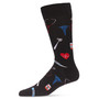 Men's Medical Doctor Rayon from Bamboo Novelty Crew Socks