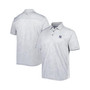Men's Gray New York Yankees IslandZone Pineapple Palm Coast Polo Shirt