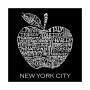 Men's Premium Word Art T-Shirt - Neighborhoods in NYC
