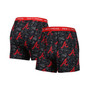 Men's Gray, Black Atlanta Braves Super Fit 2-Pack Boxer Briefs Set