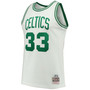 Men's Larry Bird White Boston Celtics 1985-86 Hardwood Classics Swingman Jersey