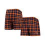 Men's Navy and Orange Chicago Bears Ledger Flannel Boxers