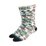 Men's x Reyn Spooner White Milwaukee Brewers Tri-Blend Crew Socks