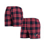 Men's Navy, Red Houston Texans Takeaway Flannel Boxers