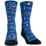 Men's Tennessee Titans Logo Sketch Multi Crew Socks