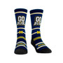 Men's and Women's Socks Michigan Wolverines Team Slogan Crew Socks
