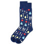 Men's Kitchen Crew Rayon from Bamboo Novelty Crew Socks