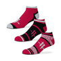 Men's and Women's Houston Rockets Cash Three-Pack Ankle Socks
