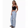Women's Low Rise Straight Jeans