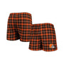 Men's Brown and Orange Cleveland Browns Ledger Flannel Boxers