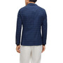 Men's Checked Stretch Slim-Fit Jacket