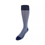 Bernard Chain Link Mercerized Cotton Mid-Calf Socks
