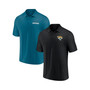 Men's Branded Black, Teal Jacksonville Jaguars Dueling Two-Pack Polo Shirt Set