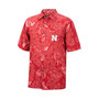 Men's Scarlet Nebraska Huskers The Dude Camp Button-Up Shirt