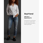 Women's Boyfriend Button-Fly Slim-Leg Jeans