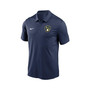 Men's Navy Milwaukee Brewers Agility Performance Polo Shirt